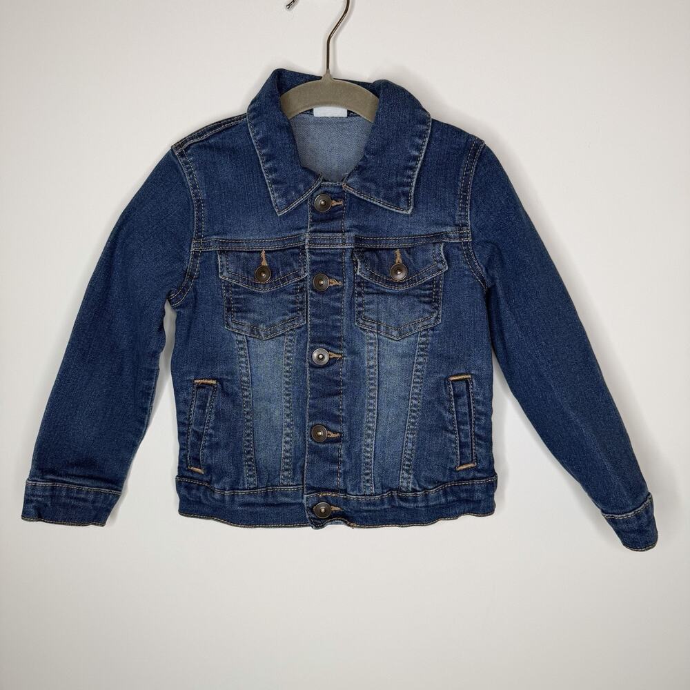 Wonder Nation Children’s Denim Jacket Size 4T Blue Medium Wash